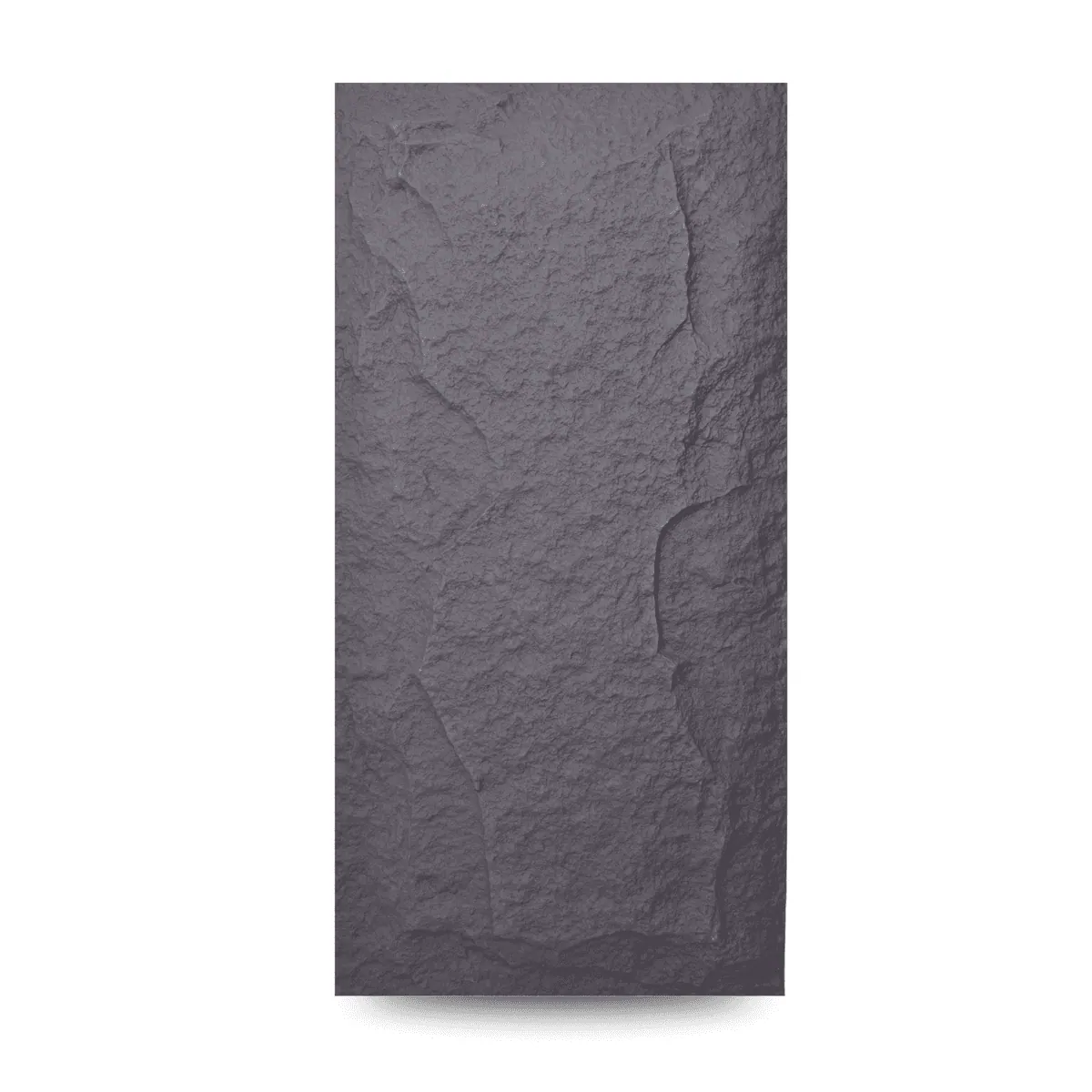 Novel Decorare PU Stone Panel Rock Dark Grey | 3D Wall Cladding | Interior & Exterior Home Decor | 4ft × 2ft Panels | 70mm | Lightweight, Waterproof & Easy Install