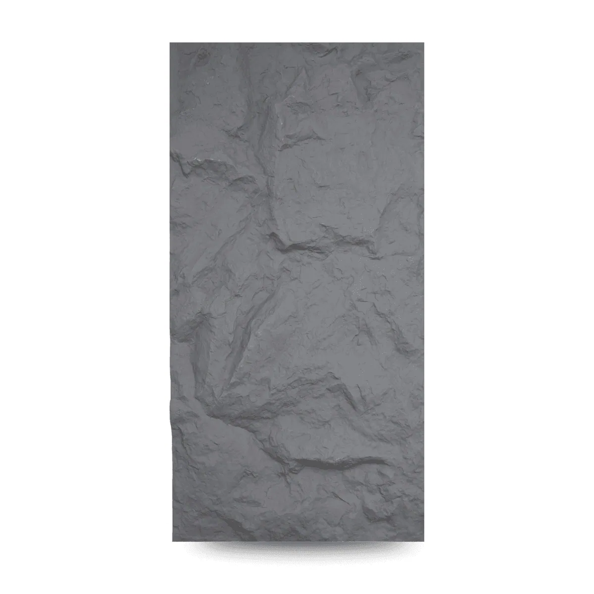 Novel Decorare PU Stone Panel Dark Grey | 3D Wall Cladding | Interior & Exterior Home Decor | 4ft × 2ft Panels | 30mm | Lightweight, Waterproof & Easy Install