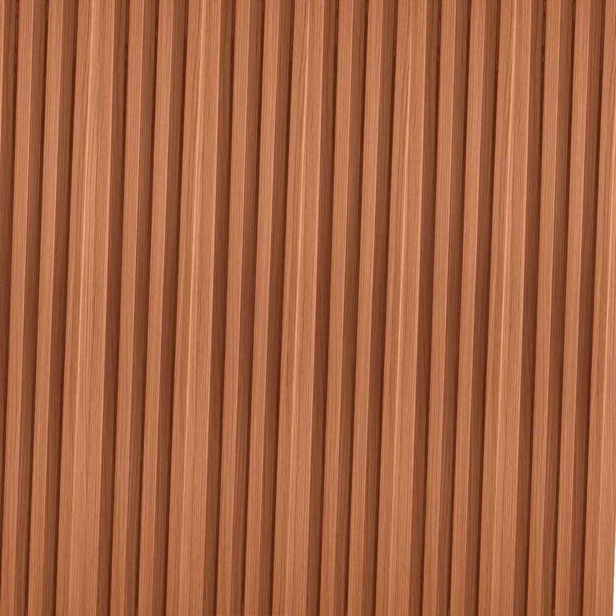 Novel Decorare Indoor WPC 2cm Wall Panel Wall Panel – Straight Grain Teak | 10 Ft × 6 CM | 20mm | Waterproof, Scratch-Resistant, Easy-Clean