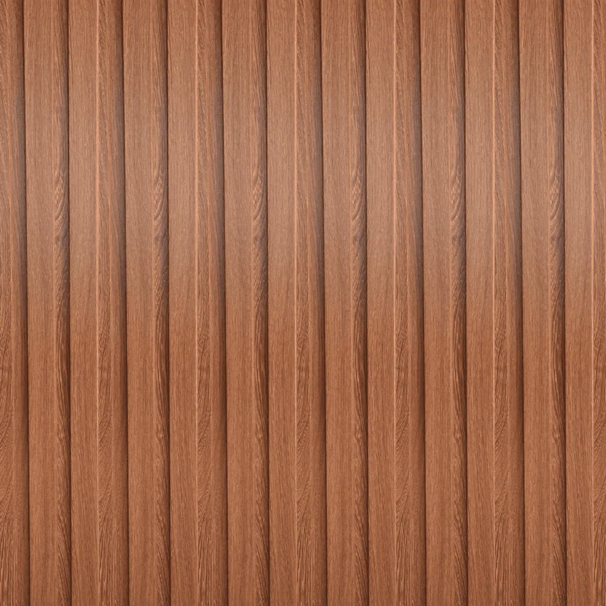 Novel Decorare Indoor WPC 3R Rectangular Box Elegant Square Box Wall Panel – Wenge | 10 Ft × 6 CM | 20mm | Waterproof, Scratch-Resistant, Easy-Clean