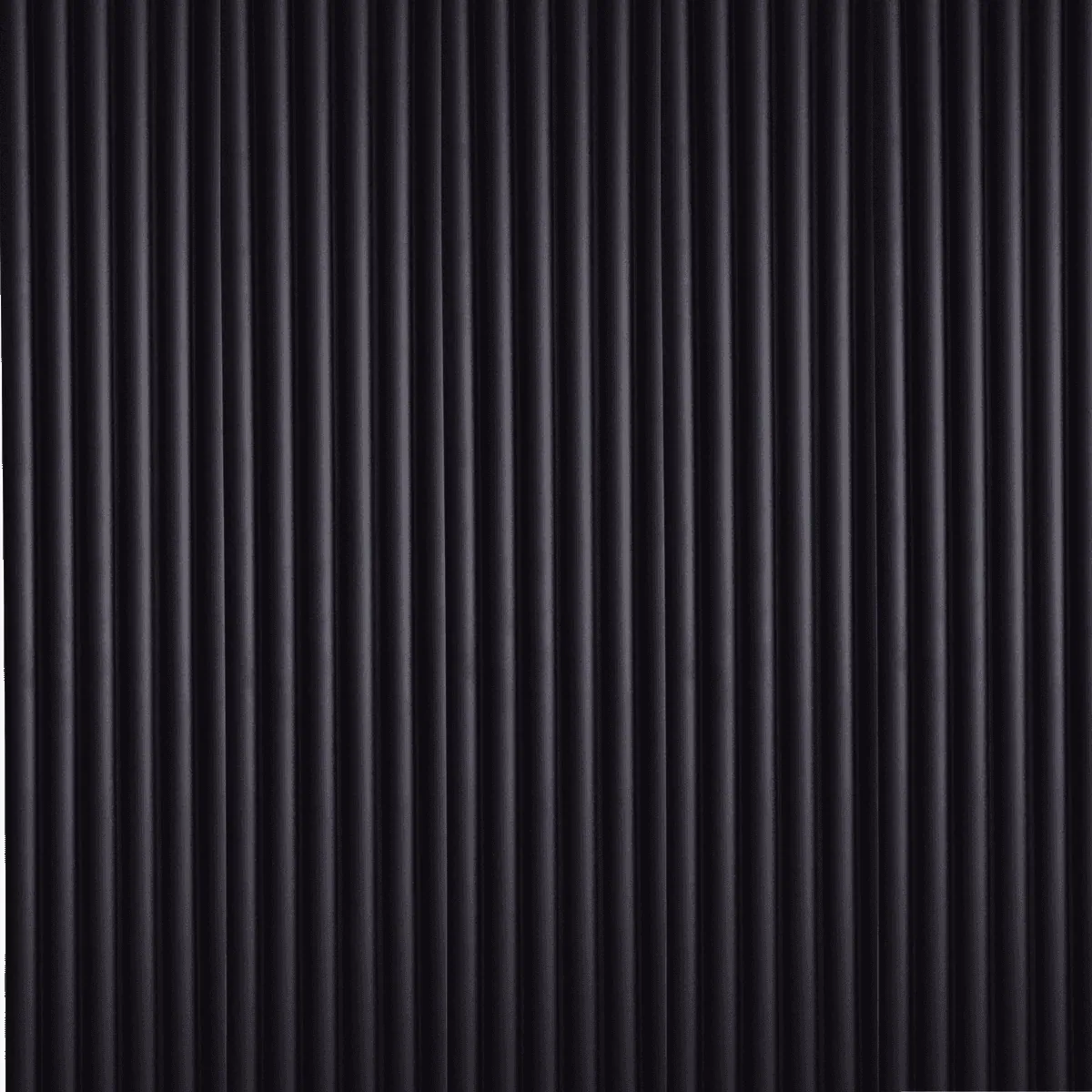 Novel Decorare Indoor WPC 6 Curves SEMI Circle Wall Panel – Black Wood | 10 Ft × 6 CM | 10mm | Waterproof, Scratch-Resistant, Easy-Clean