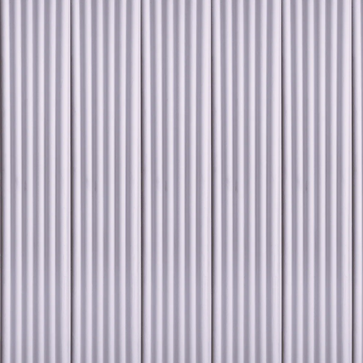 Novel Decorare Indoor WPC 7W Wall Panel 7 Waves Wall Panel – Matte White Wood | 10 Ft × 6 CM | 10mm | Waterproof, Scratch-Resistant, Easy-Clean