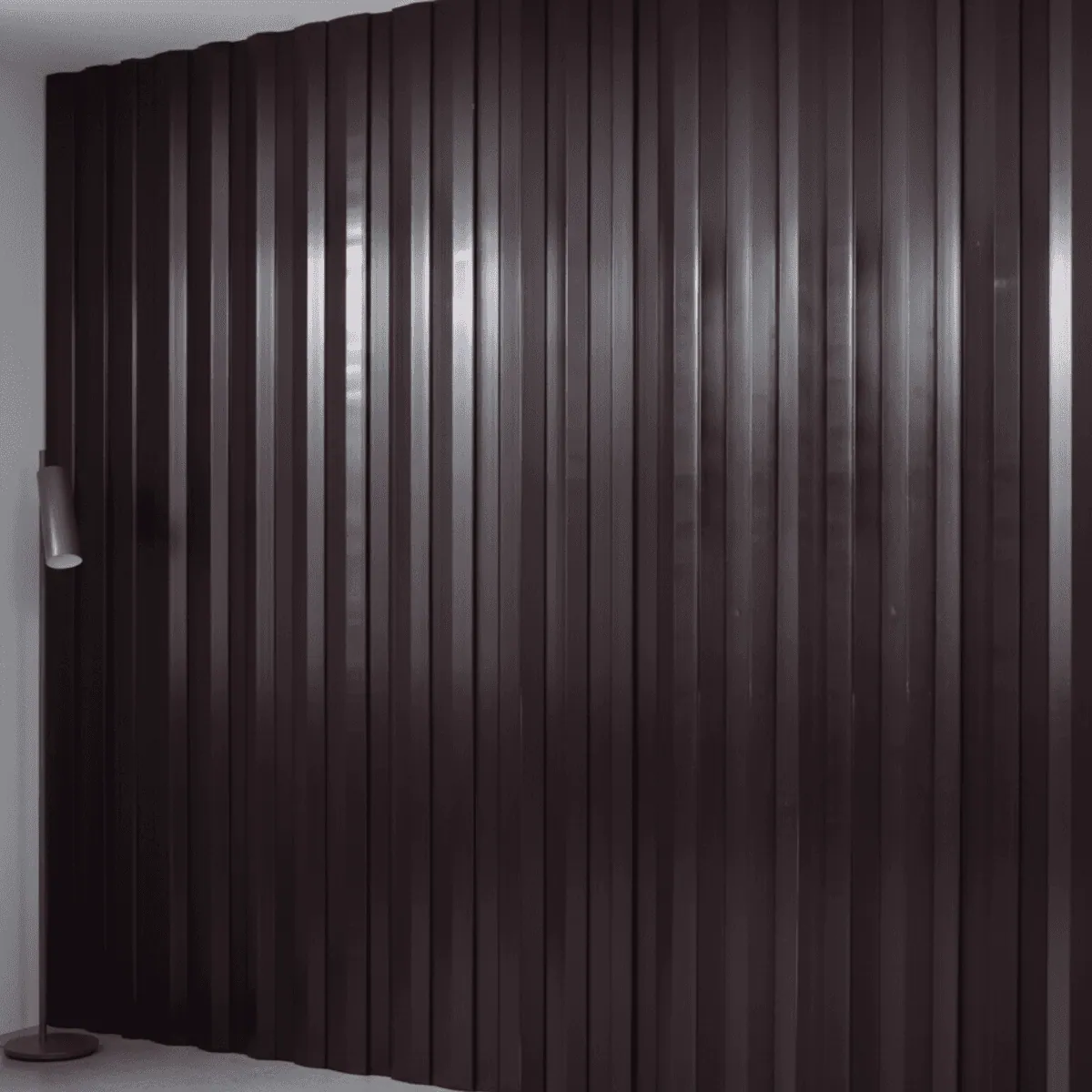 Novel Decorare Indoor WPC Indoor WPC 2.5cm Wall Panel – Black Wood | 10 Ft × 6 CM | 25mm | Waterproof, Scratch-Resistant, Easy-Clean